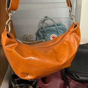 Euc Crystalynkae Genuine Leather Hobo